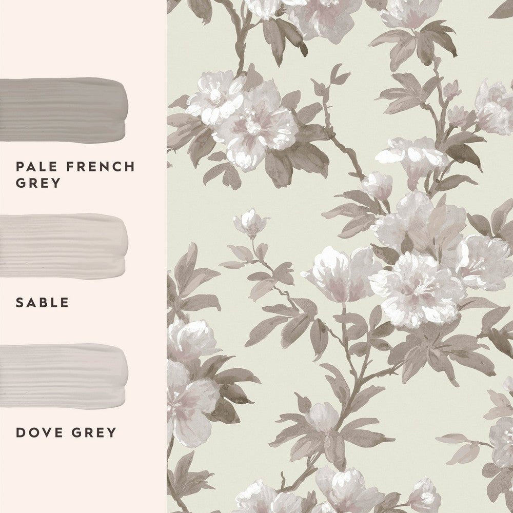 Rosamund Wallpaper - Natural - Laura Ashley - 127389Wallpaper199
