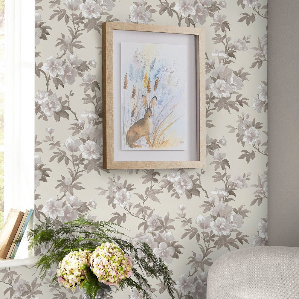 Rosamund Wallpaper - Natural - Laura Ashley - 127389Wallpaper199