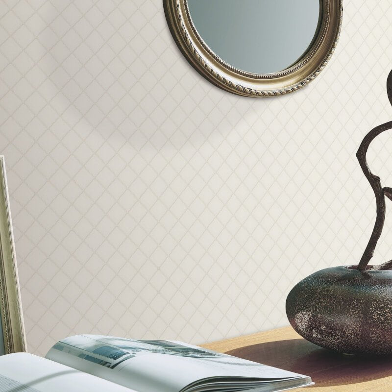 Royal Diamonds Shimmer Wallpaper - Cream - Erismann - 10289 - 02Wallpaper199