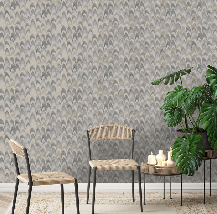 Ruba Wallpaper - Grey - Holden Décor - 36130Wallpaper199