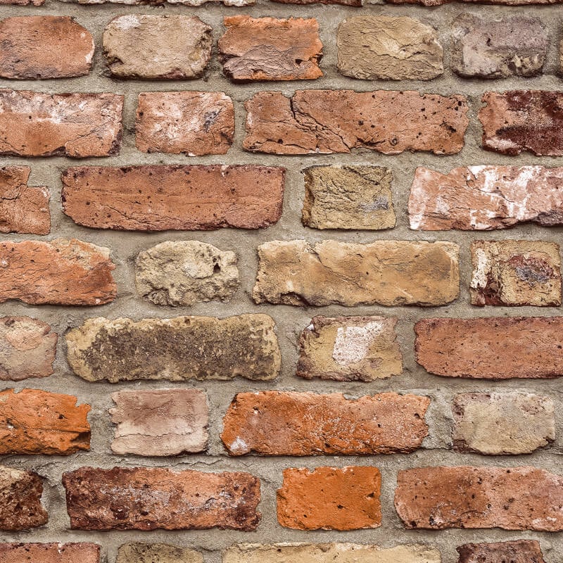 Rustic Brick Wallpaper - Beige/Rust - Grandeco - WL2202Wallpaper199