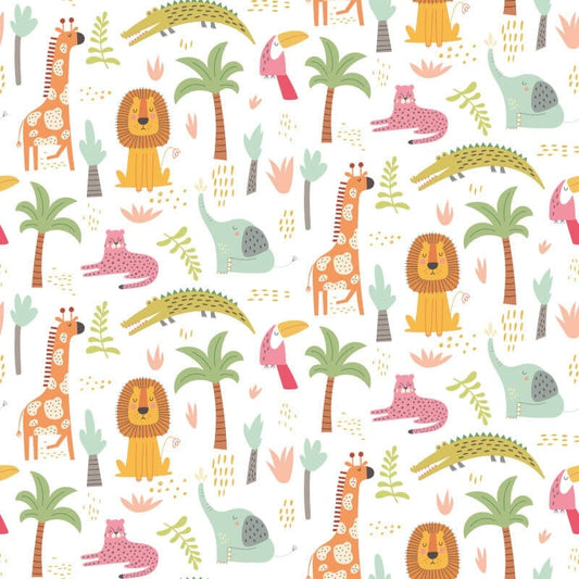 Safari Boogie Wallpaper - Fruit Salad - Hoopla Walls - HWA1292WWallpaper199