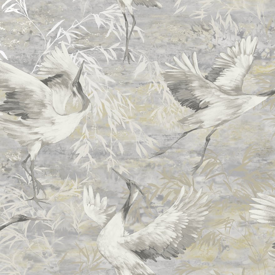 Sarus Wallpaper - Grey - Holden Décor - 36100Wallpaper199