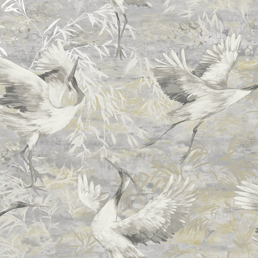 Sarus Wallpaper - Grey - Holden Décor - 36100Wallpaper199