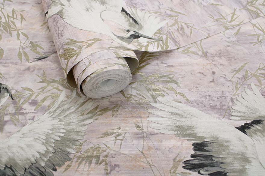 Sarus Wallpaper - Pink - Holden Décor - 36101Wallpaper199