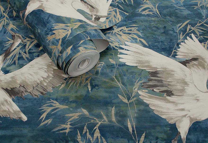 Sarus Wallpaper - Teal - Holden Décor - 36103Wallpaper199