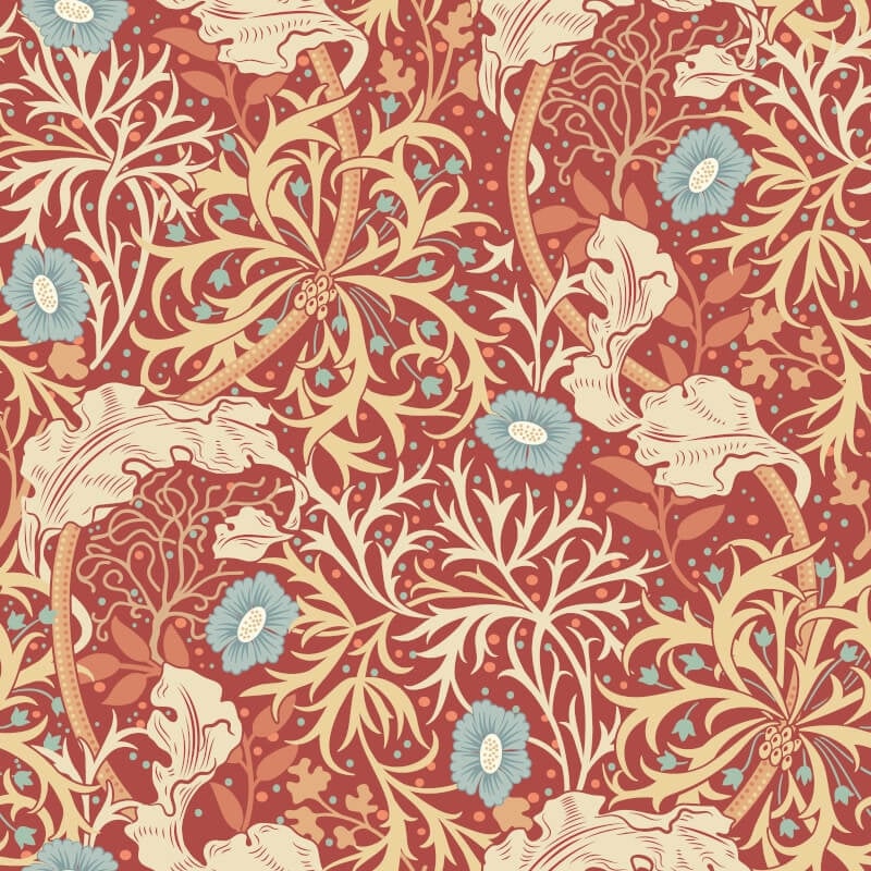 Seaweed Garden Wallpaper - Spice - Hoopla Walls - HWA1109WWallpaper199