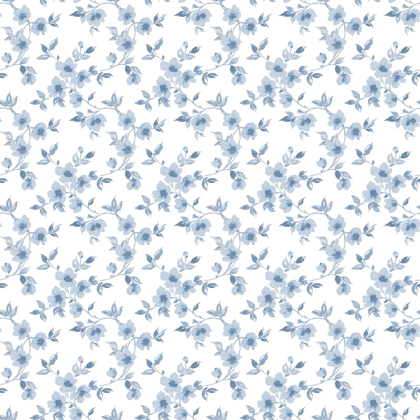 Secret Garden Anemone Mini Wallpaper - Blues / White - Galerie - G78481Wallpaper199