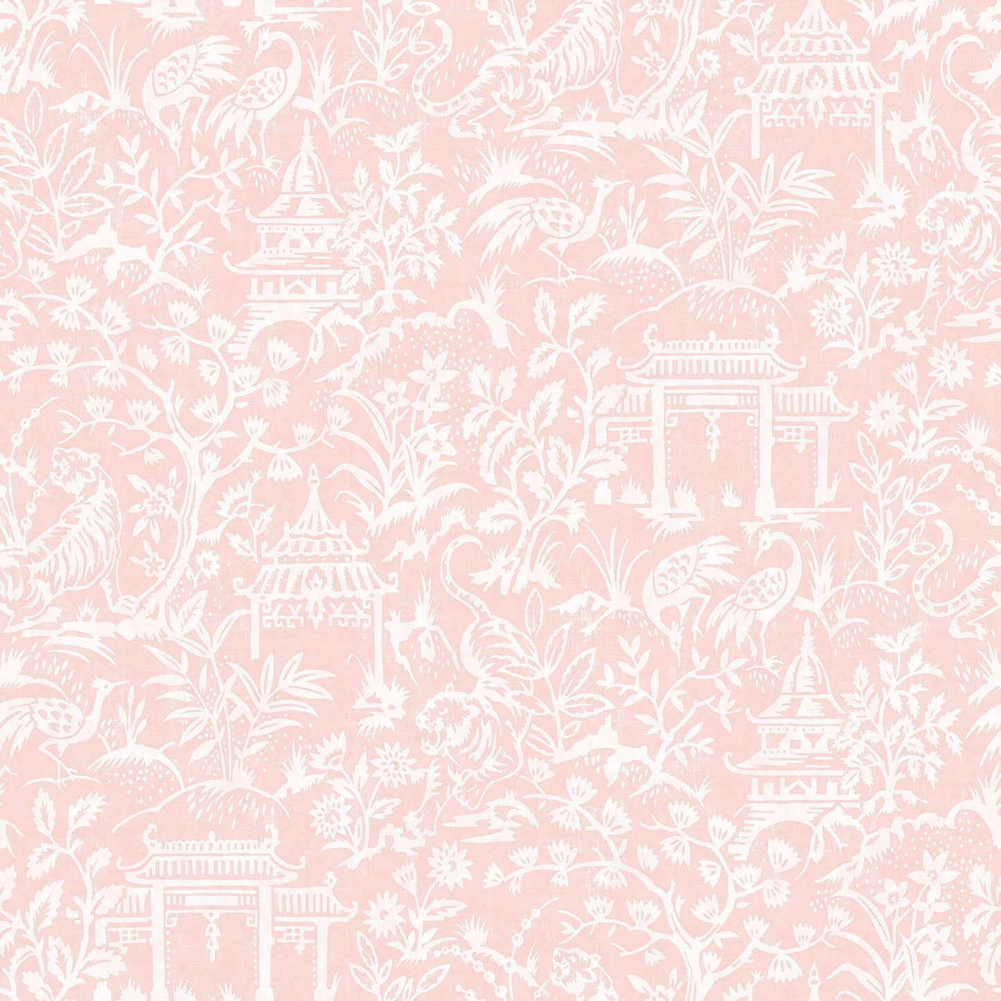 Secret Garden Garden Toile Wallpaper - Pink - Galerie - G78511Wallpaper199