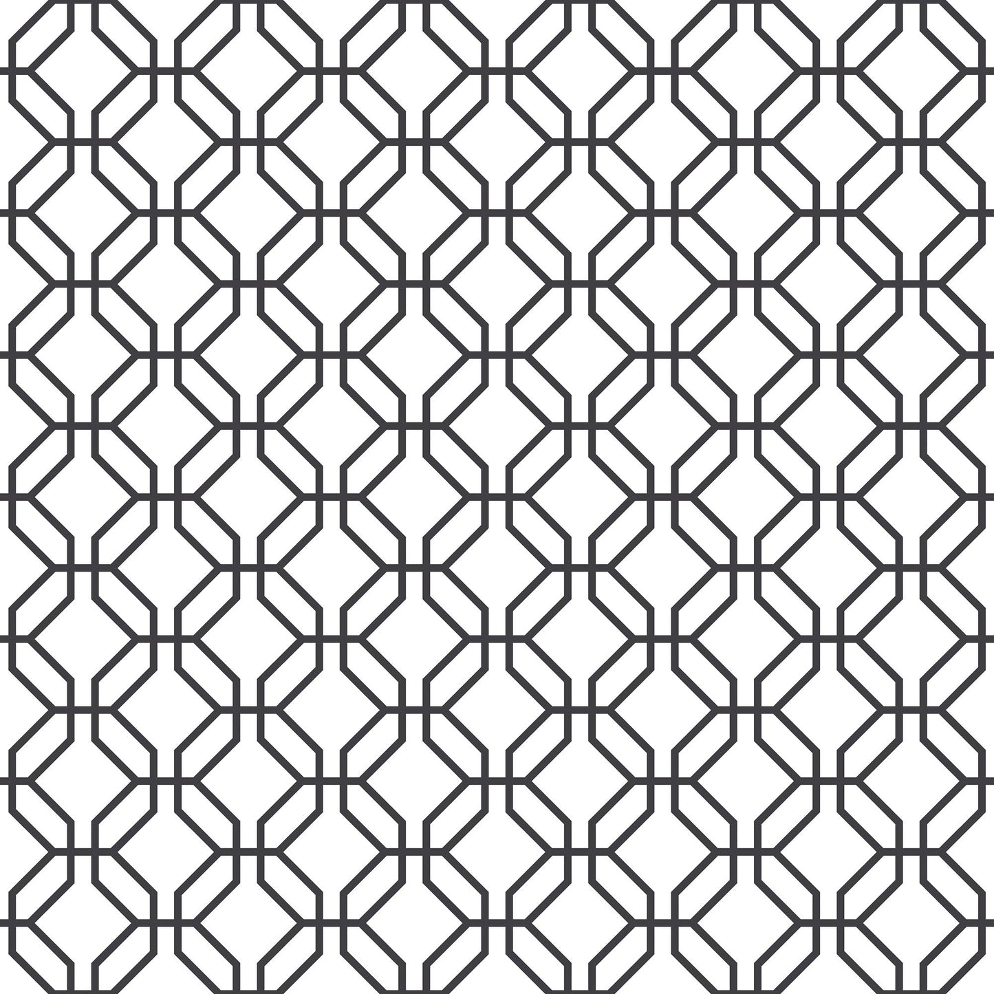 Secret Garden Trellis Negative Wallpaper - Black - Galerie - G78525Wallpaper199