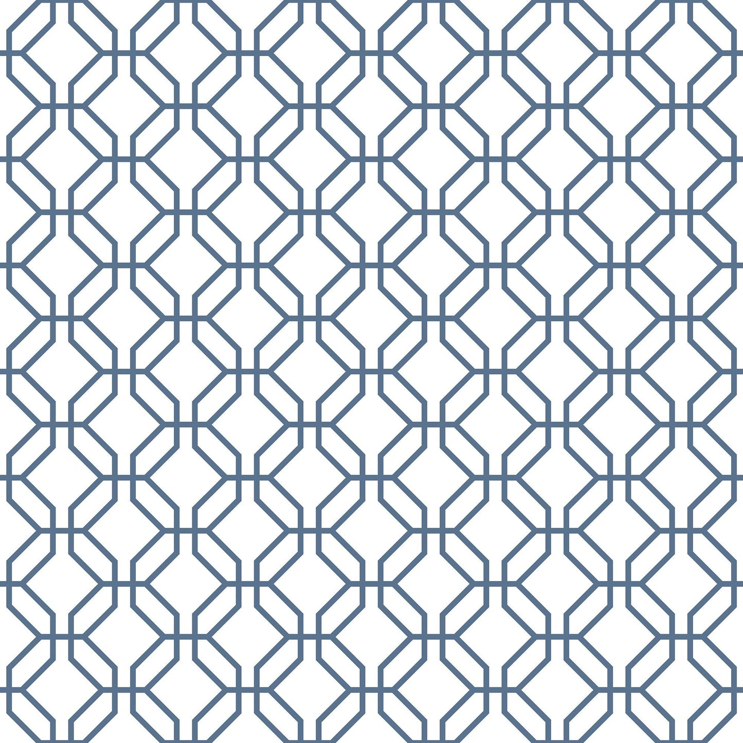 Secret Garden Trellis Negative Wallpaper - Blue - Galerie - G78526Wallpaper199