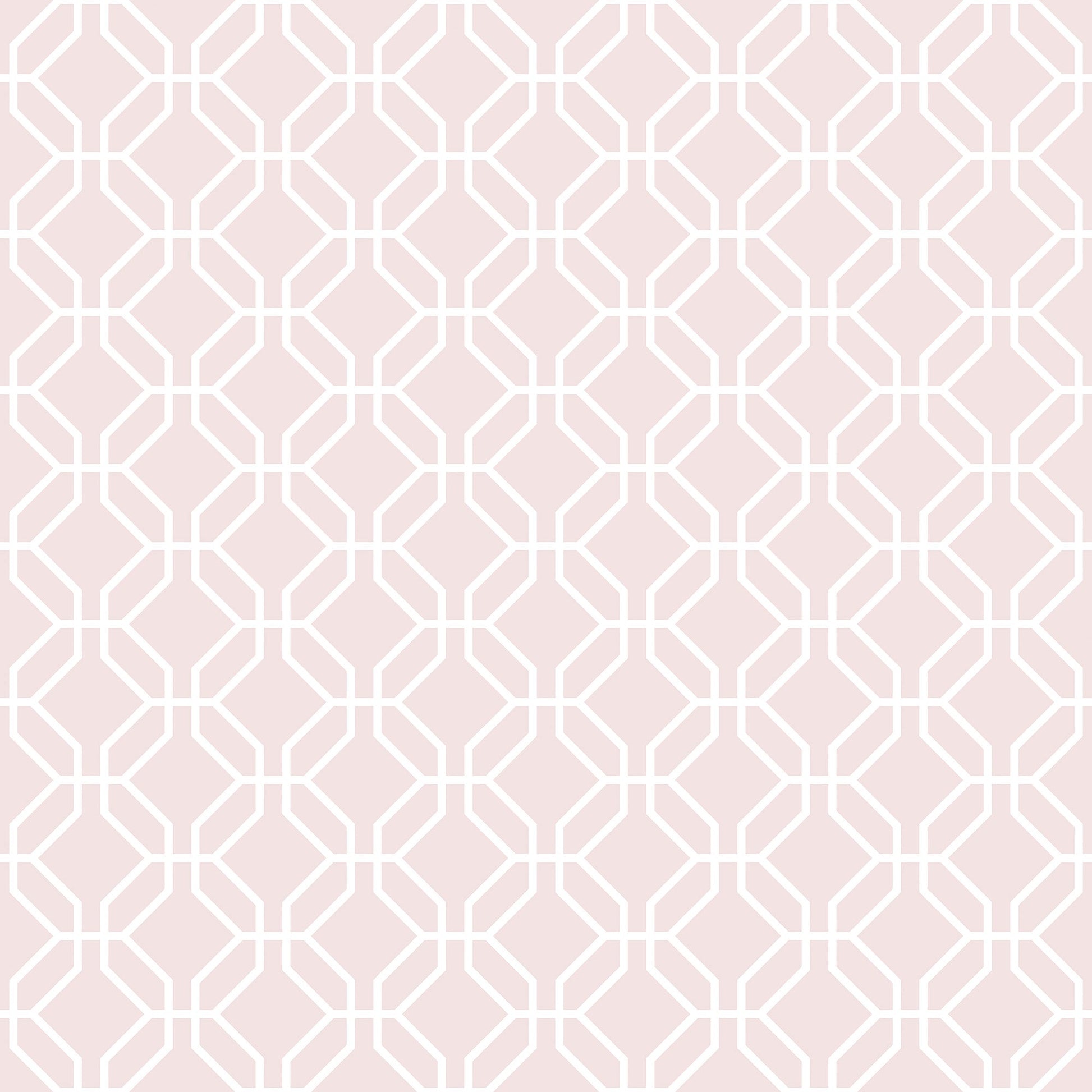 Secret Garden Trellis Negative Wallpaper - Dusty Pink - Galerie - G78521Wallpaper199