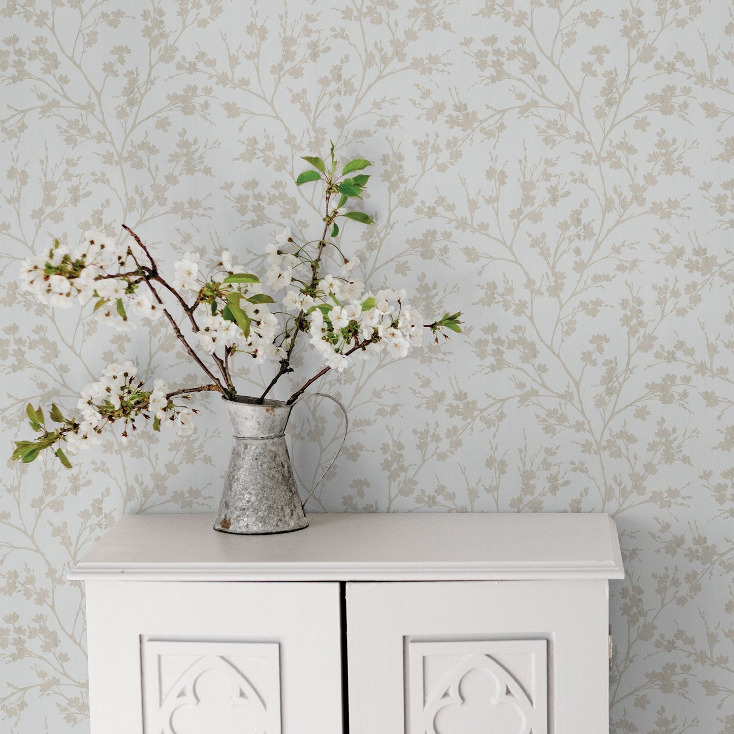 Secret Garden Wispy Branches Wallpaper - Beiges / White - Galerie - G78530Wallpaper199