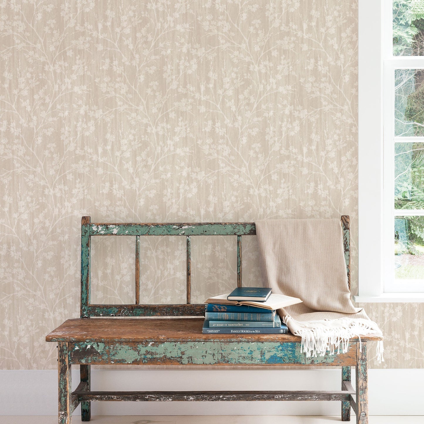 Secret Garden Wispy Branches Wallpaper - Taupe - Galerie - G78532Wallpaper199