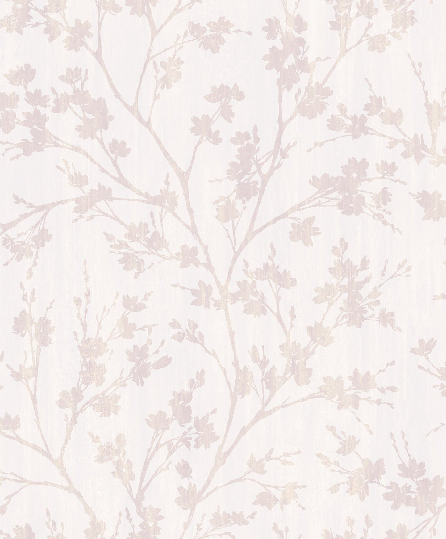 Secret Garden Wispy Branches Wallpaper - White / Dusty Pink - Galerie - G78533Wallpaper199