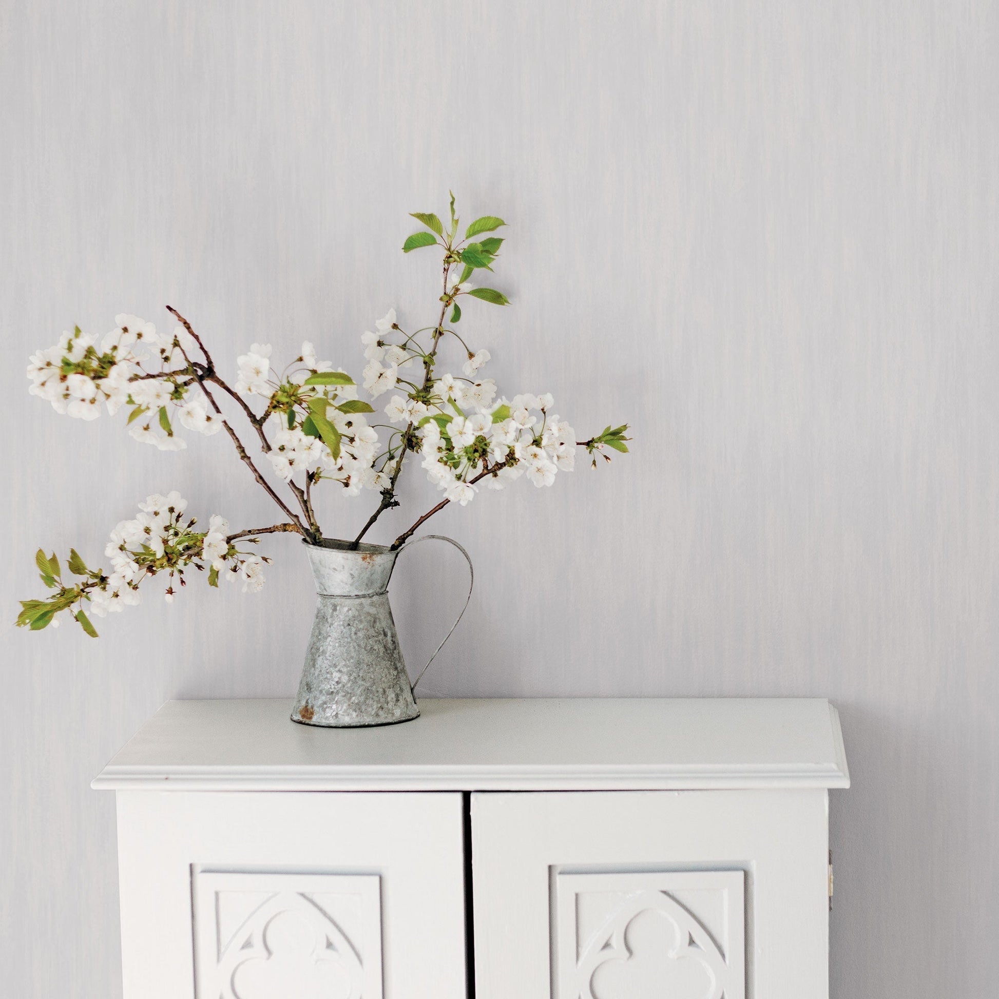 Secret Garden Wispy Texture Wallpaper - Grey - Galerie - G78536Wallpaper199