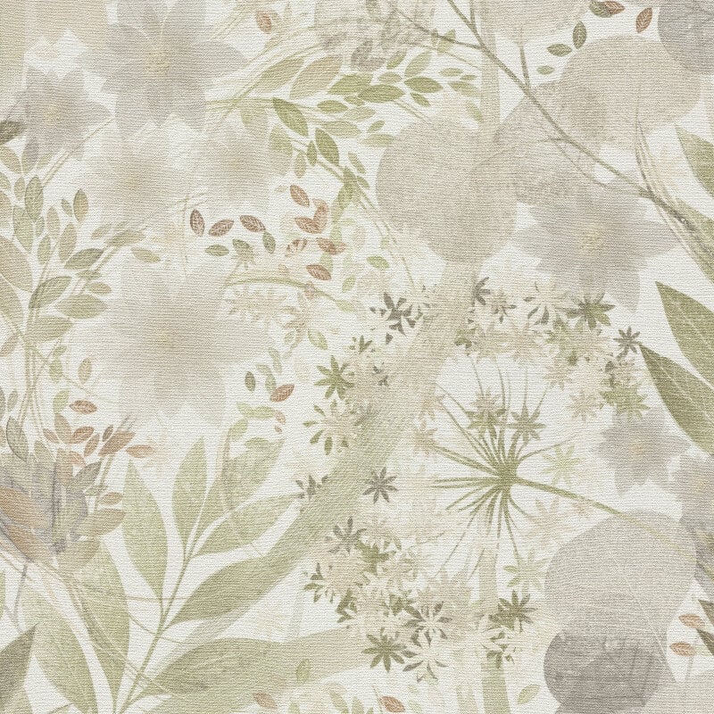 Secret Grove Floral Wallpaper - Green - Erismann - 10506 - 35Wallpaper199