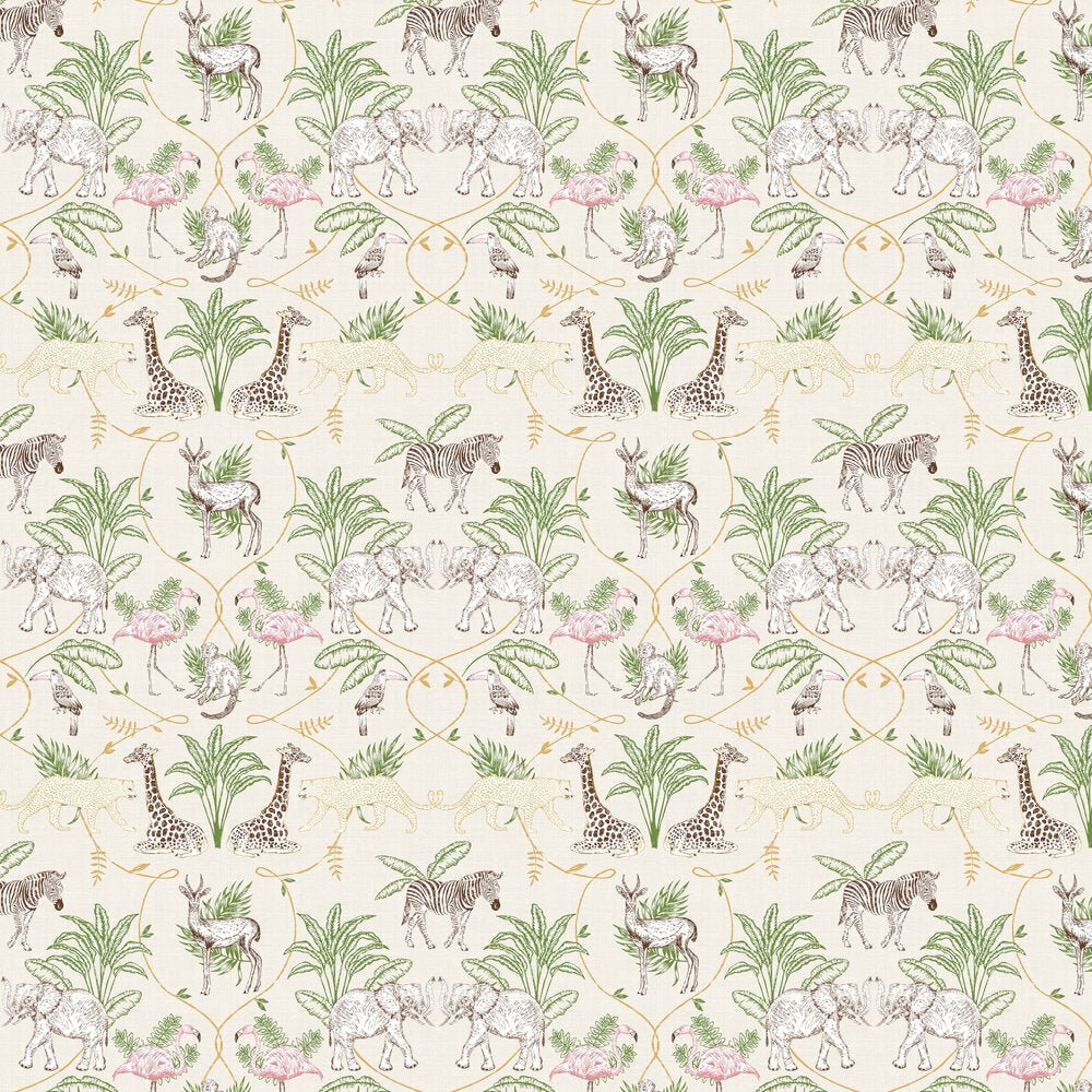 Serengeti Wallpaper - Natural - Furn - SERENGET/WP1/NATWallpaper199