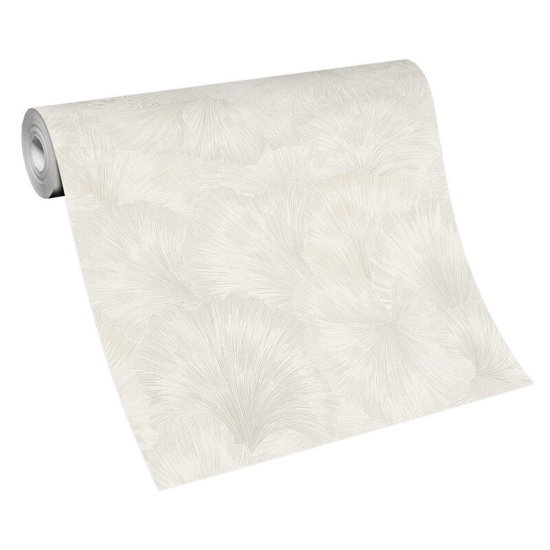 Shine Floral Leaf Metallic Wallpaper - Beige - Erismann - 10373 - 26Wallpaper199