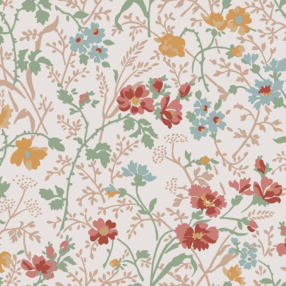 Shropshire Posy Wallpaper - Antique Pink - Laura Ashley - 121082Wallpaper199