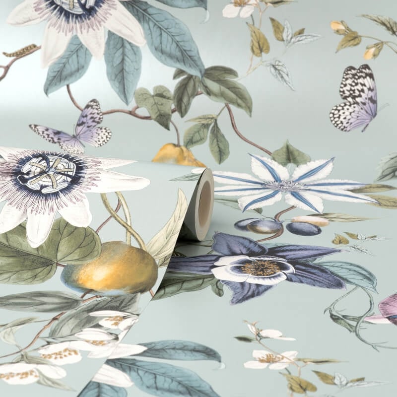 Sierra Floral Metallic Wallpaper - Multi - Fine Décor - FD43061Wallpaper199