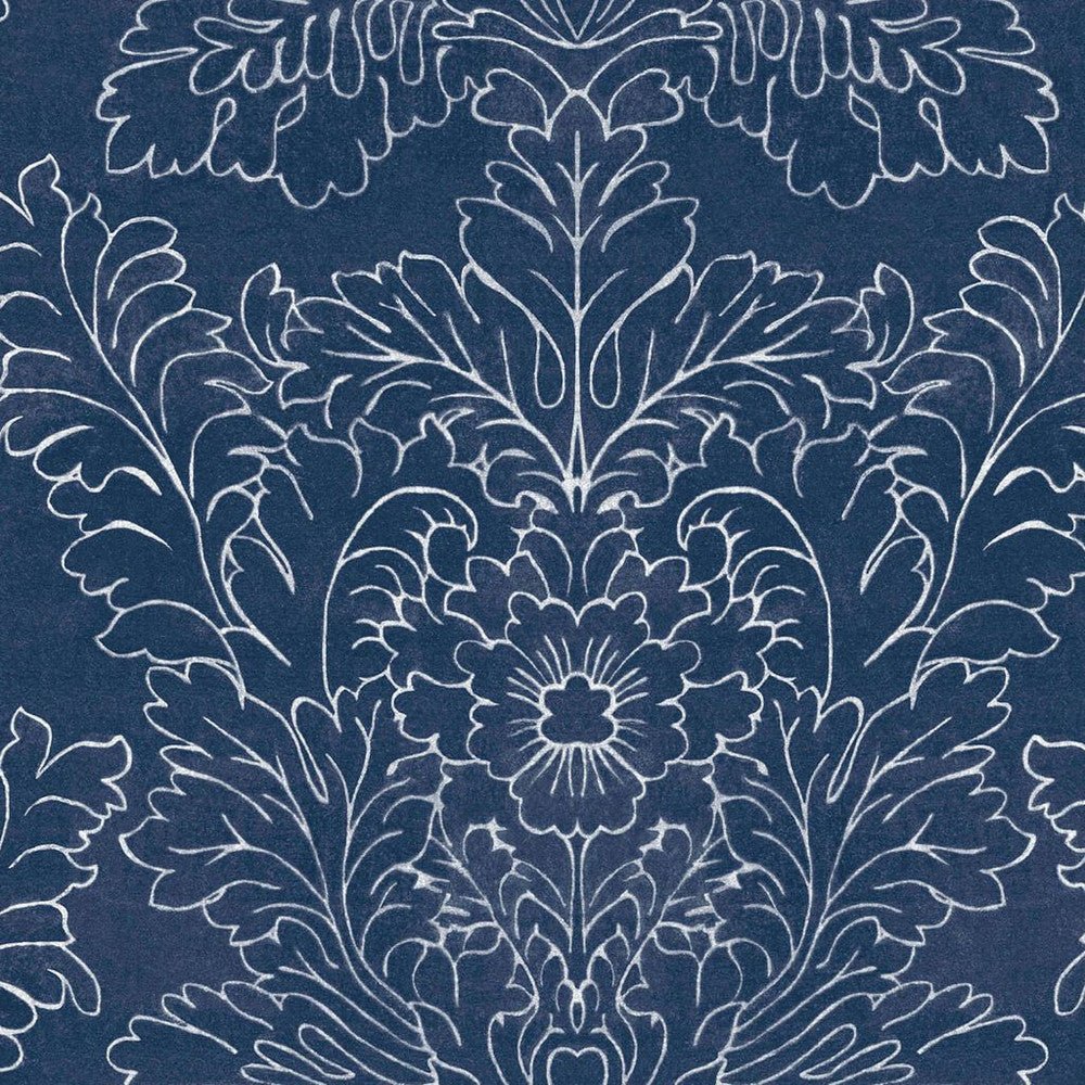 Silchester Wallpaper - Midnight Seaspray Blue - Laura Ashley - 119852Wallpaper199
