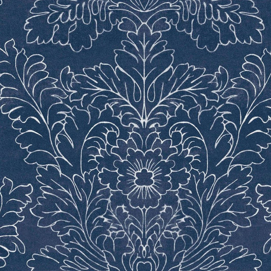 Silchester Wallpaper - Midnight Seaspray Blue - Laura Ashley - 119852Wallpaper199