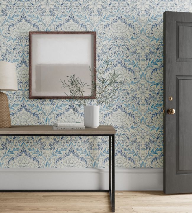 Simply Severn Wallpaper - Woad - 217075 - Morris & CoWallpaper199