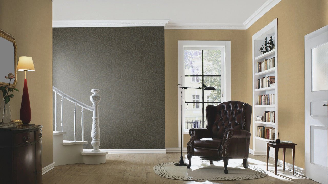 Sky Lounge Abstract Fractal Wallpaper - Anthracite - Rasch - 608366Wallpaper199