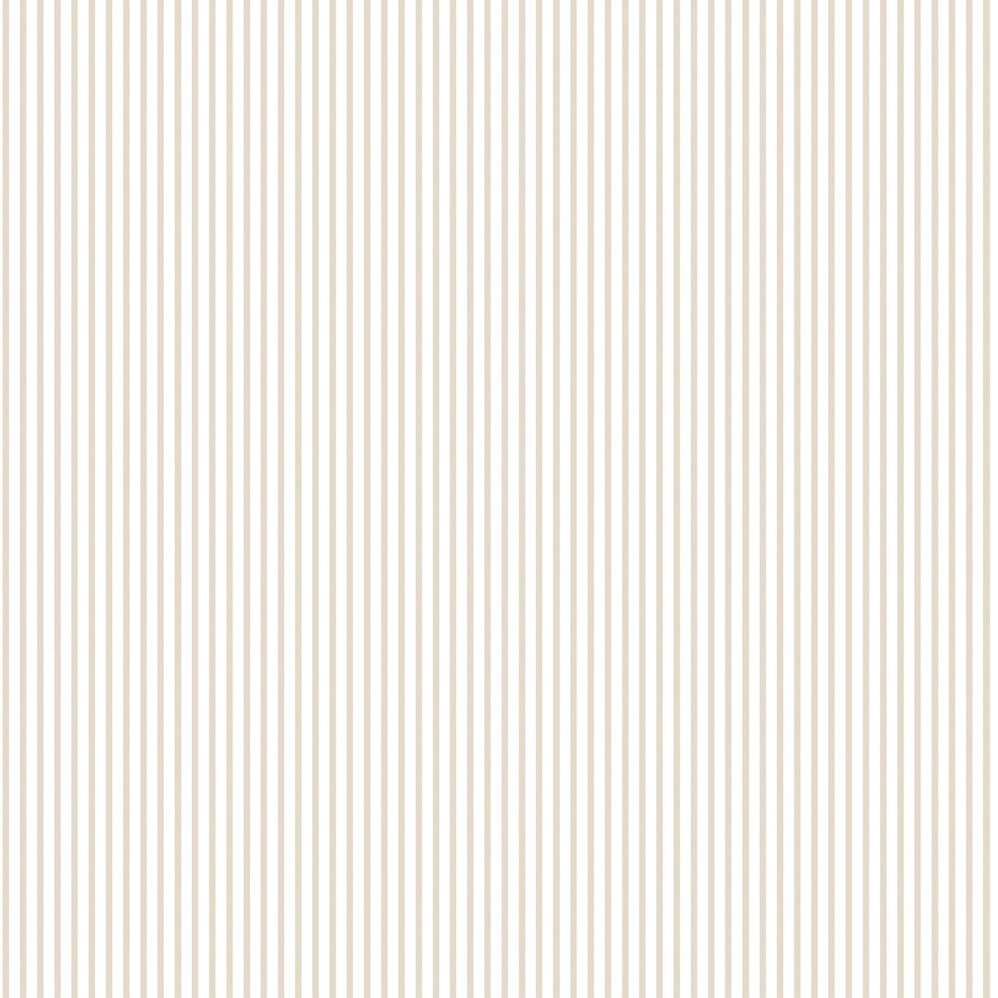 Small Prints Candy Stripe Wallpaper - Taupe - Galerie - G56645Wallpaper199