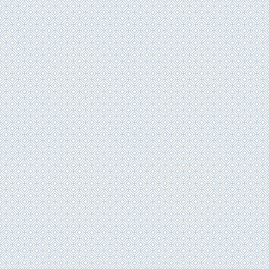 Small Prints Diamond Grid Wallpaper - Blue - Galerie - G56651Wallpaper199