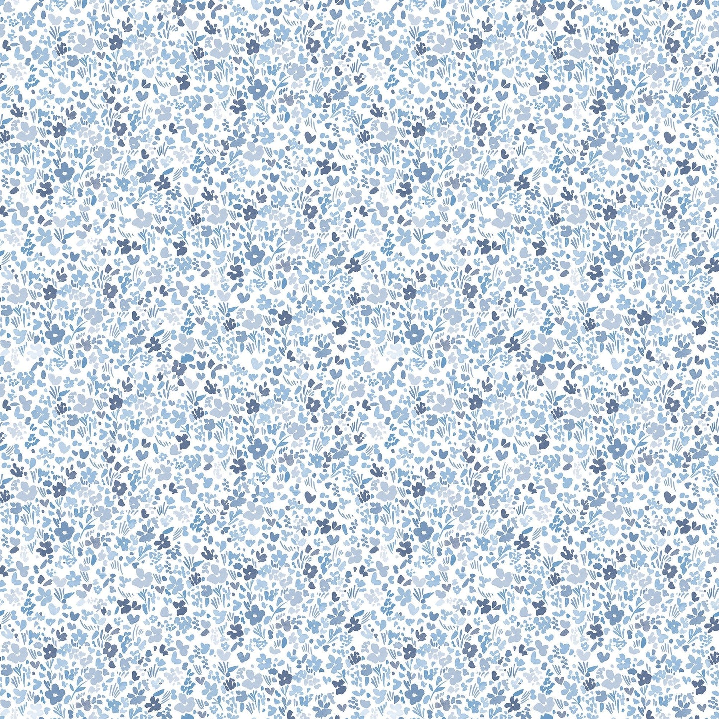 Small Prints Mini Mod Floral Wallpaper - Navy / Blues - Galerie - G56668Wallpaper199