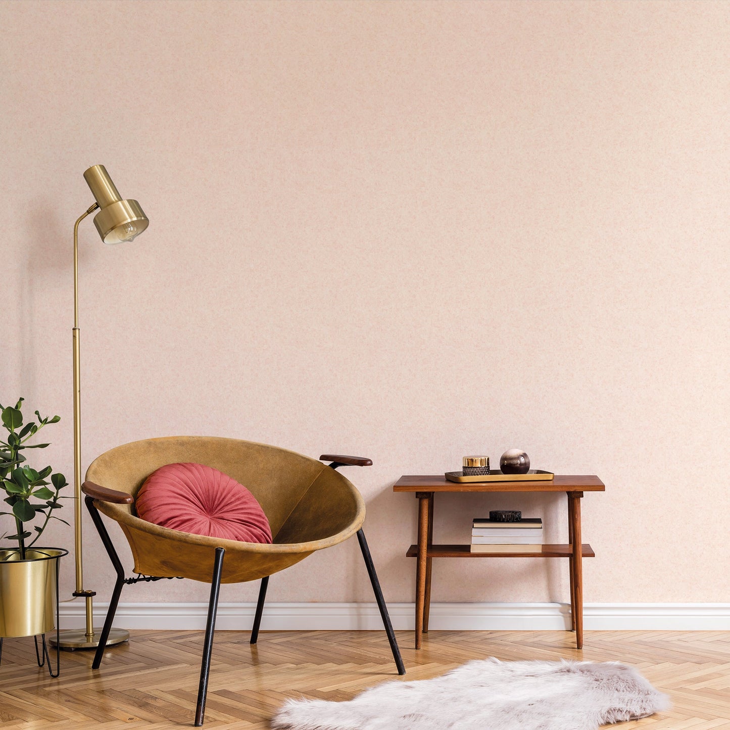 Small Prints Mini Texture Wallpaper - Blush Pink - Galerie - G56671Wallpaper199