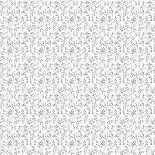 Small Prints Ogee Floral Wallpaper - Black / Greys - Galerie - G56678Wallpaper199
