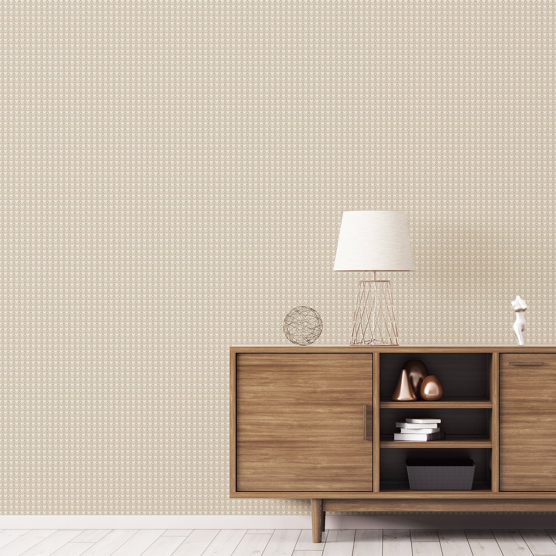 Small Prints Tulip Flip Wallpaper - Taupe / Beige - Galerie - G56706Wallpaper199