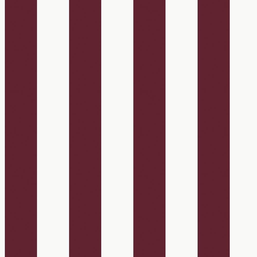 Smart Stripes Awning Stripe Wallpaper - Cranberry - Galerie - G68050Wallpaper199