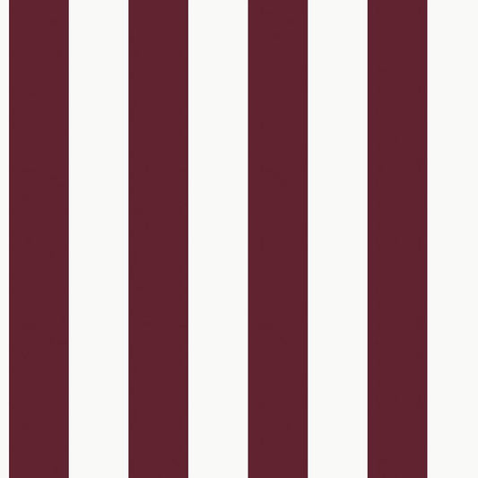 Smart Stripes Awning Stripe Wallpaper - Cranberry - Galerie - G68050Wallpaper199