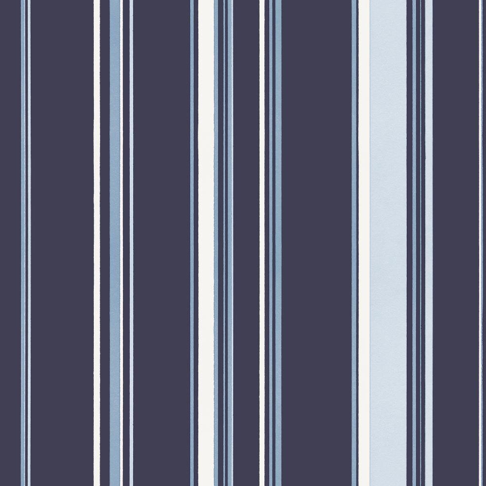 Smart Stripes Casual Stripe Wallpaper - Navy - Galerie - G68056Wallpaper199