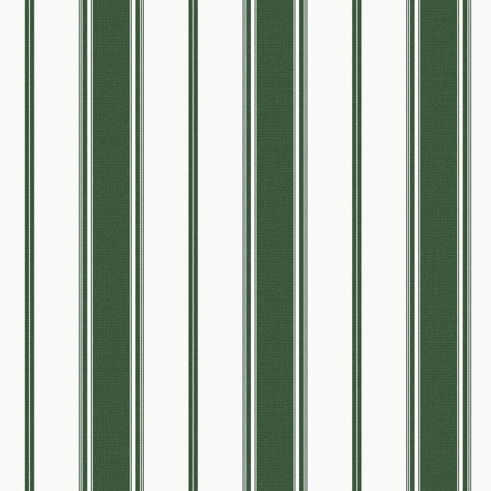 Smart Stripes Heritage Stripe Wallpaper - Hunter Green - Galerie - G68063Wallpaper199