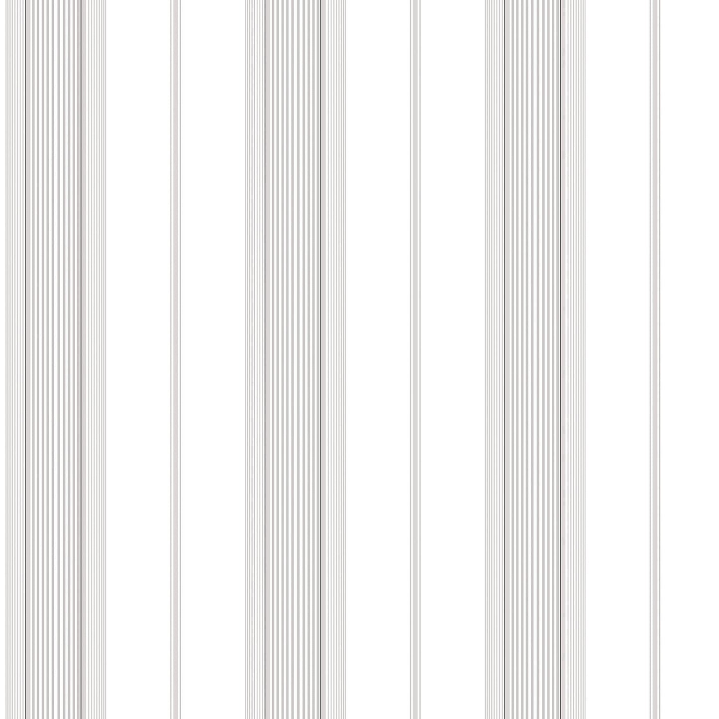 Smart Stripes Multi - Stripe Wallpaper - Grey / White - Galerie - G67576Wallpaper199