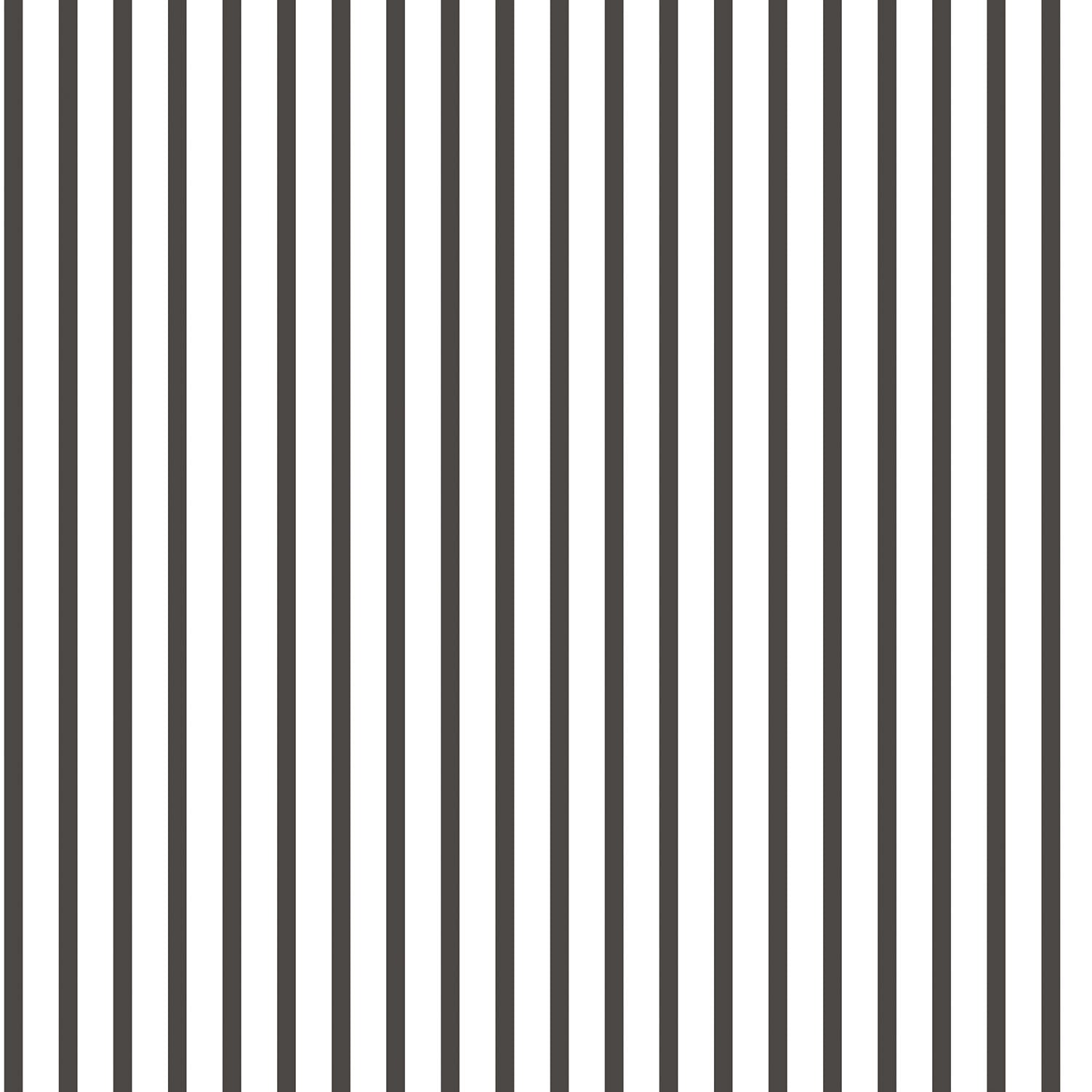 Smart Stripes Pin Stripe Wallpaper - Black / Cream - Galerie - G67533Wallpaper199