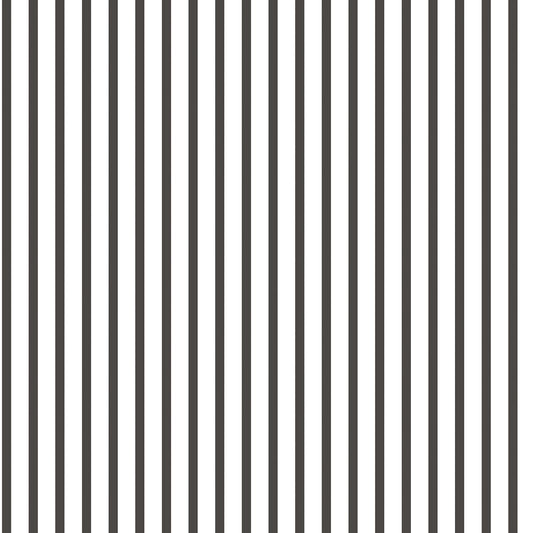 Smart Stripes Pin Stripe Wallpaper - Black / Cream - Galerie - G67533Wallpaper199