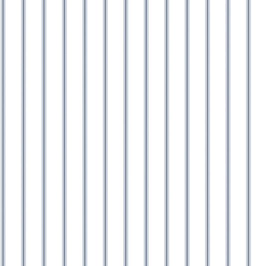 Smart Stripes Skinny Stripe Wallpaper - Dark Blue / White - Galerie - G67565Wallpaper199