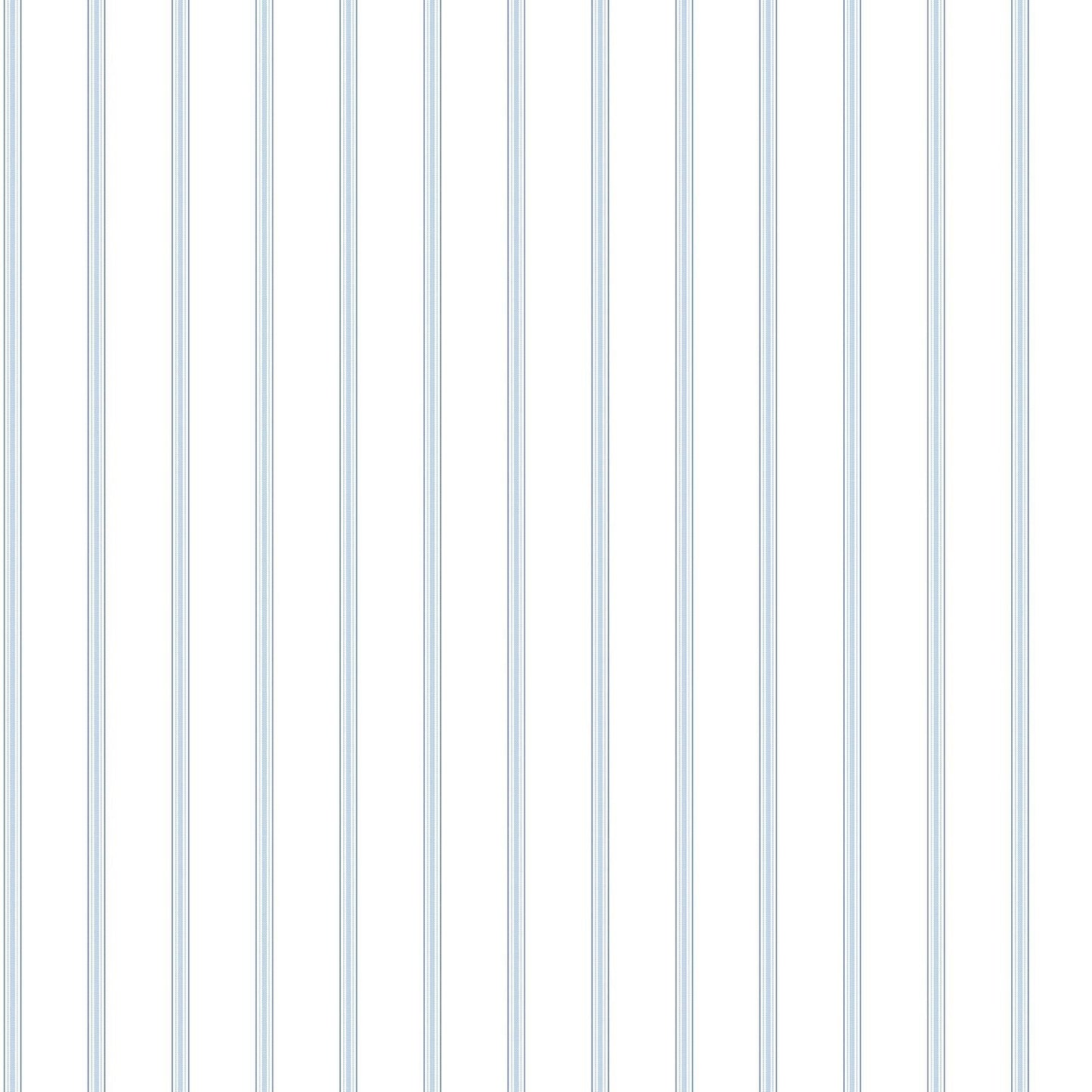 Smart Stripes Skinny Stripe Wallpaper - Light Blue / White - Galerie - G67564Wallpaper199