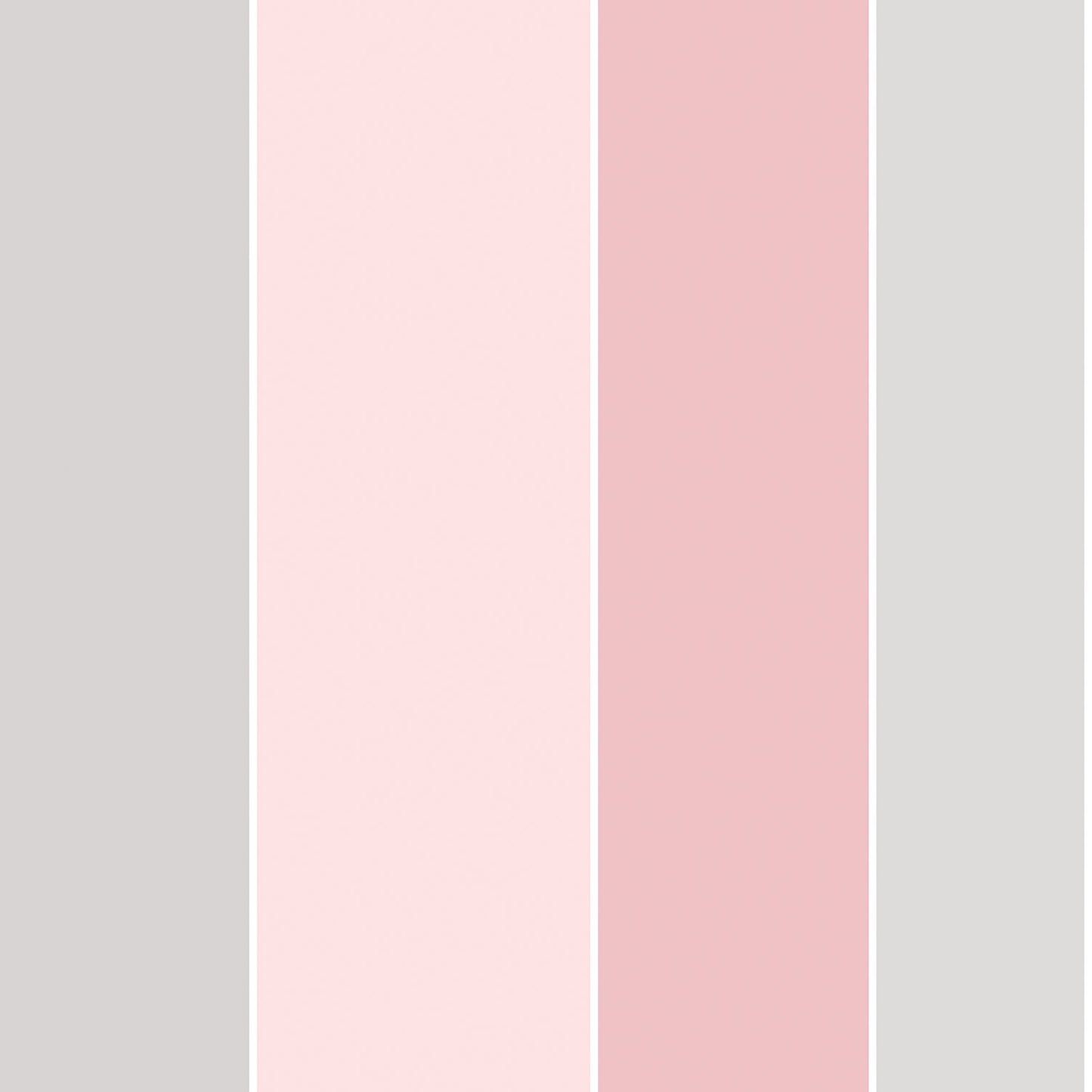 Smart Stripes Wide - Multi Stripe Wallpaper - Pink / Grey - Galerie - G67597Wallpaper199