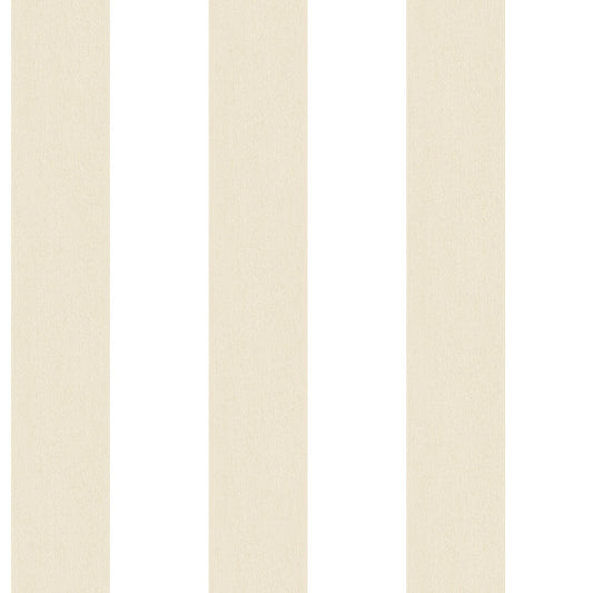 Smart Stripes Wide Stripe Wallpaper - Beige / White - Galerie - G67579Wallpaper199