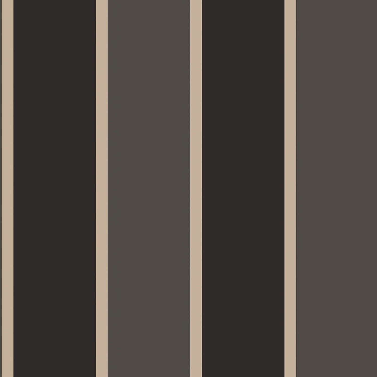 Smart Stripes Wide Stripe Wallpaper - Black / Grey - Galerie - G67544Wallpaper199