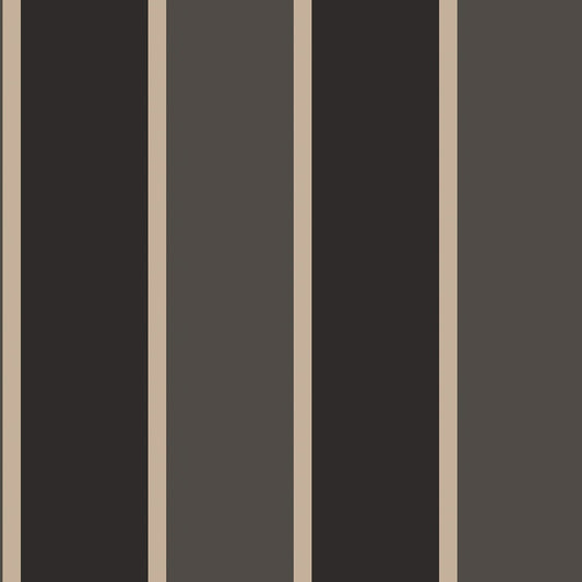 Smart Stripes Wide Stripe Wallpaper - Black / Grey - Galerie - G67544Wallpaper199