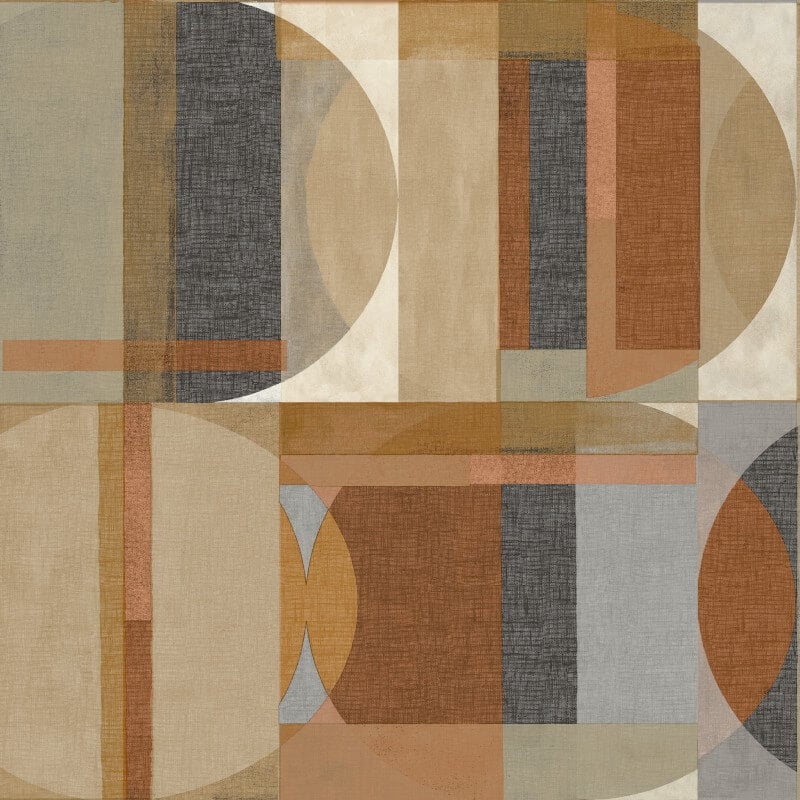 Sojo Geometric Wallpaper - Brown Multi - Grandeco - A64902Wallpaper199