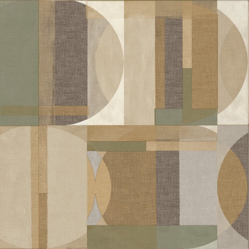 Sojo Geometric Wallpaper - Green Multi - Grandeco - A64903Wallpaper199